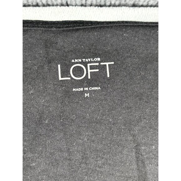 Loft Womens shirt Medium ann taylor ruffled tank top - Picture 4 of 11